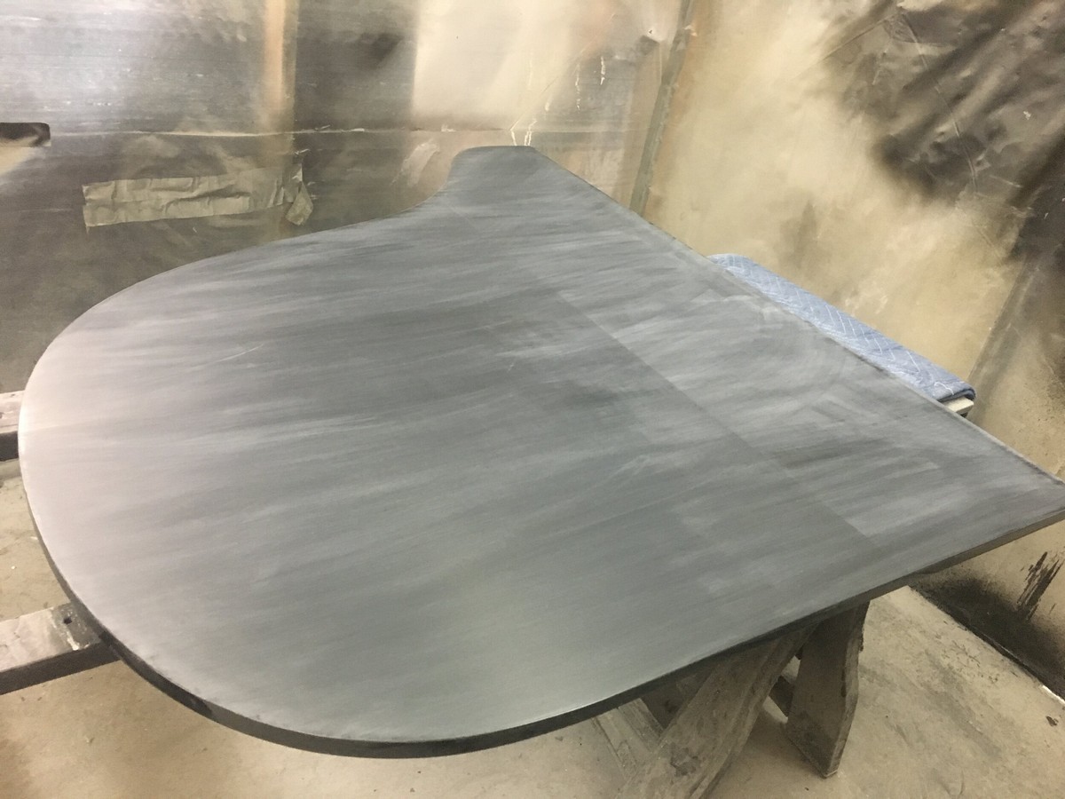 Yamaha E Lid Refinish - BEFORE